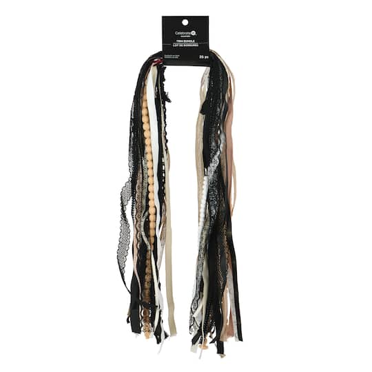 Tan, Black & White Halloween Trim Bundle, 25ct. by Celebrate It™